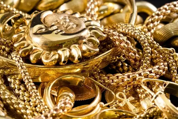 Various Pieces of Gold Jewerlry